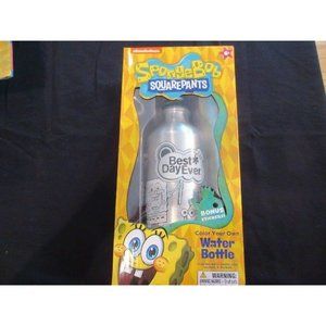 Spongebob Squarepants Color Your Own Water Bottle